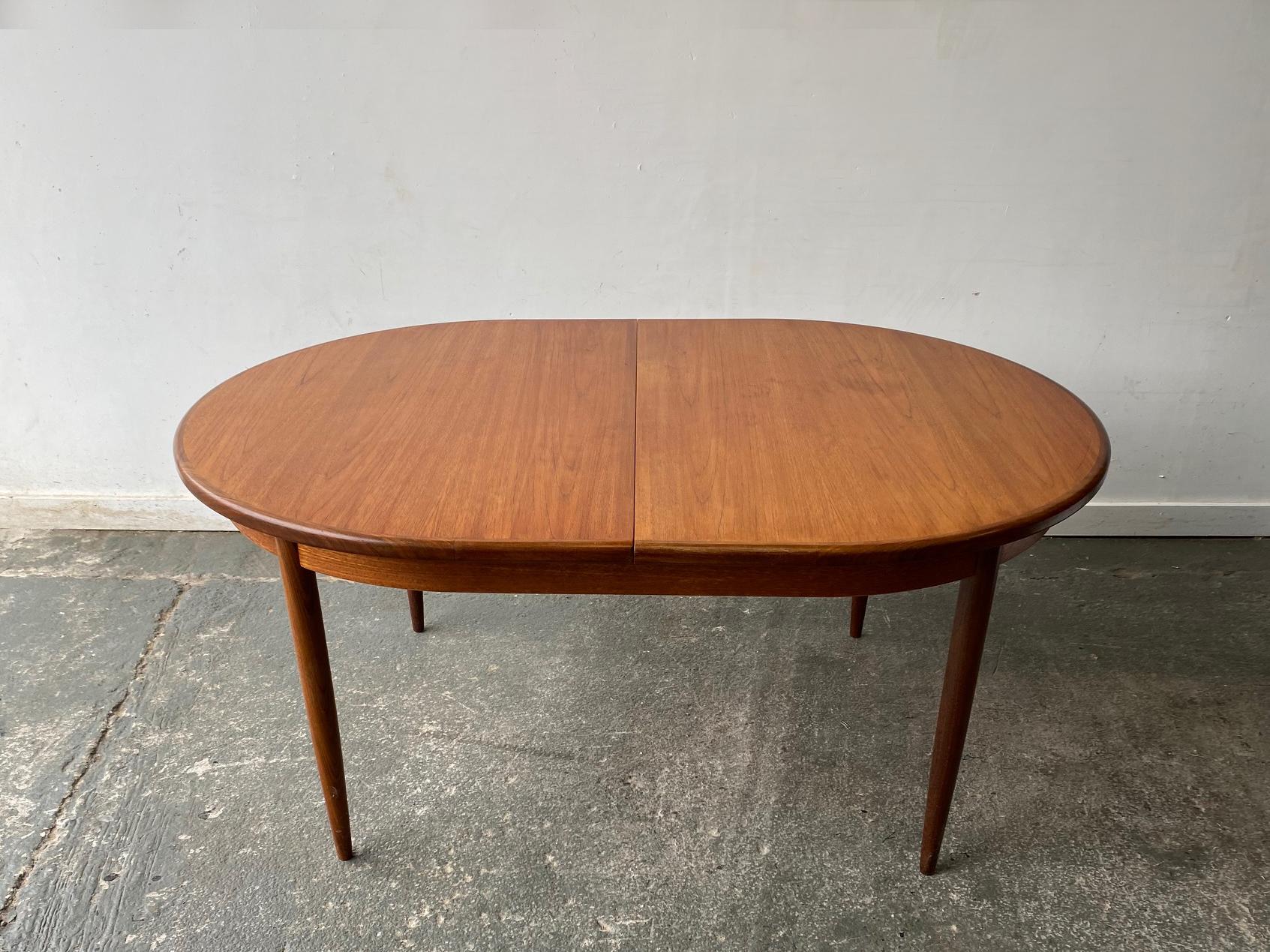 20th Century 1960’s mid century modern extending dining table by G Plan For Sale