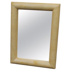 1960's Mid Century Modern Faux Snakeskin Wall Mirror