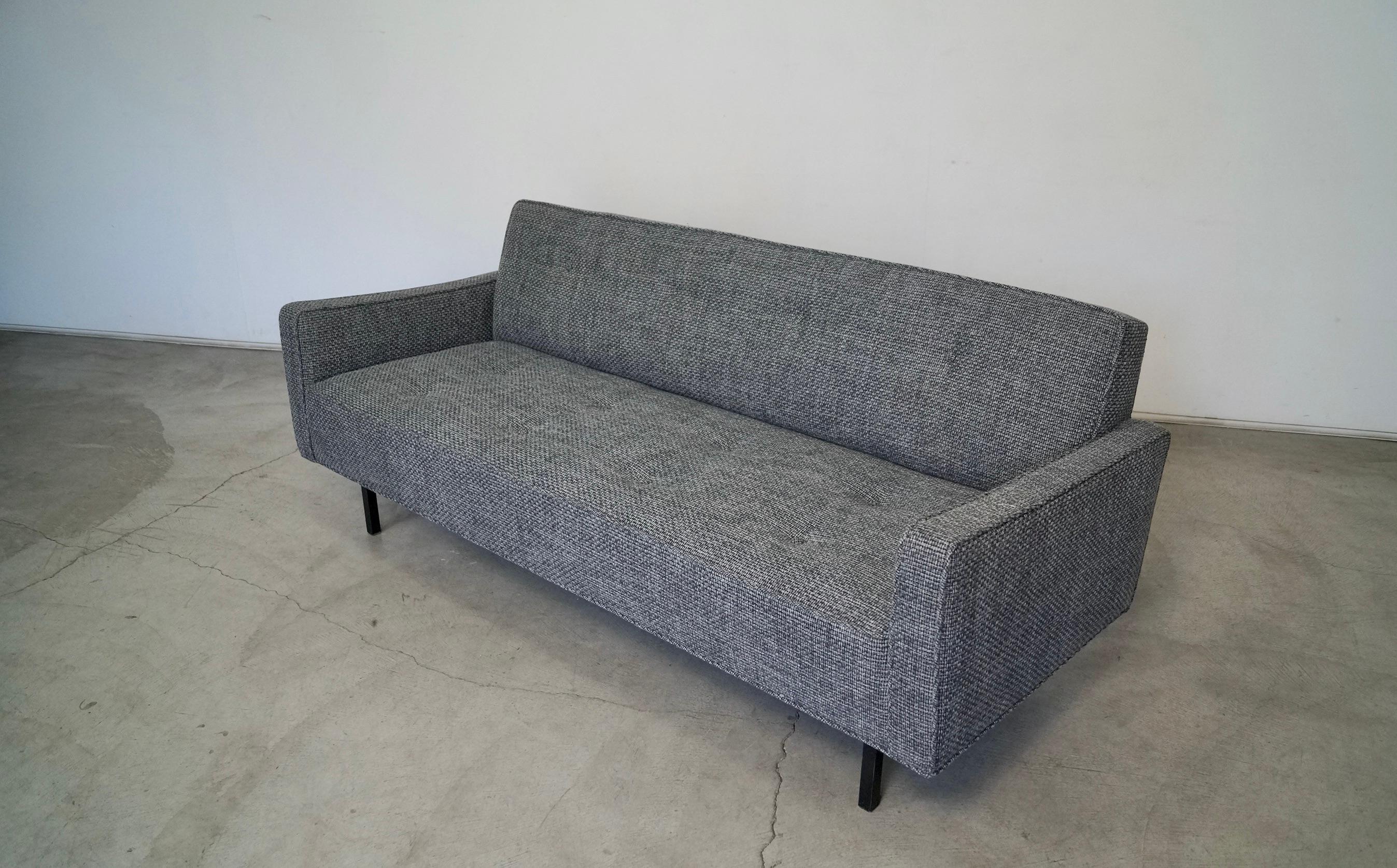 Metal 1960's Mid-Century Modern George Nelson Style Sofa For Sale