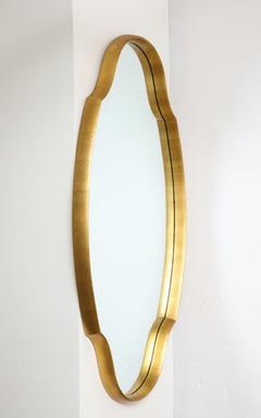 1960's Mid-Century Modern Gold Leaf Mirror in the Style of La Barge