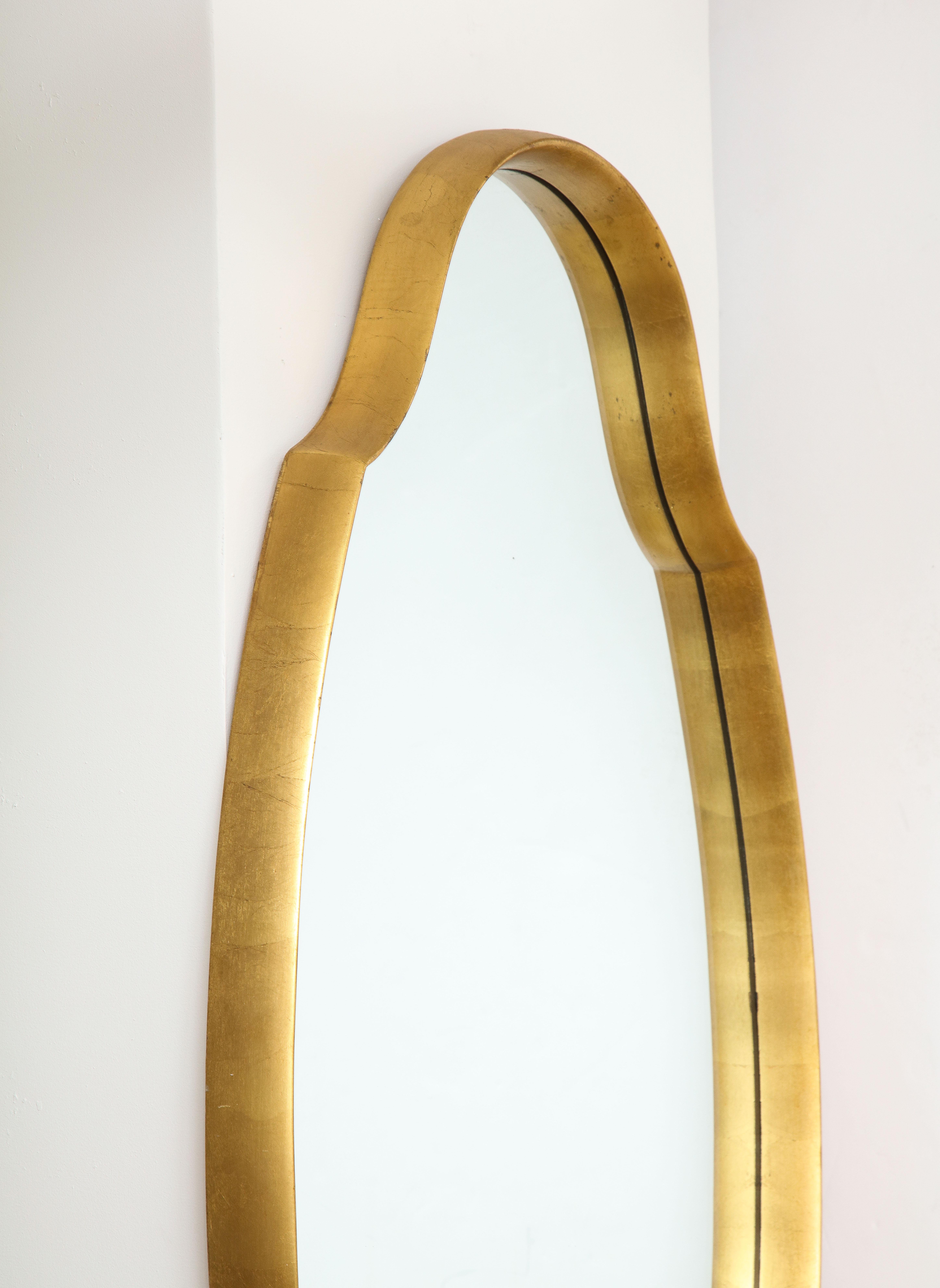 Mid-20th Century 1960's Mid-Century Modern Gold Leaf Mirror in the Style of La Barge For Sale