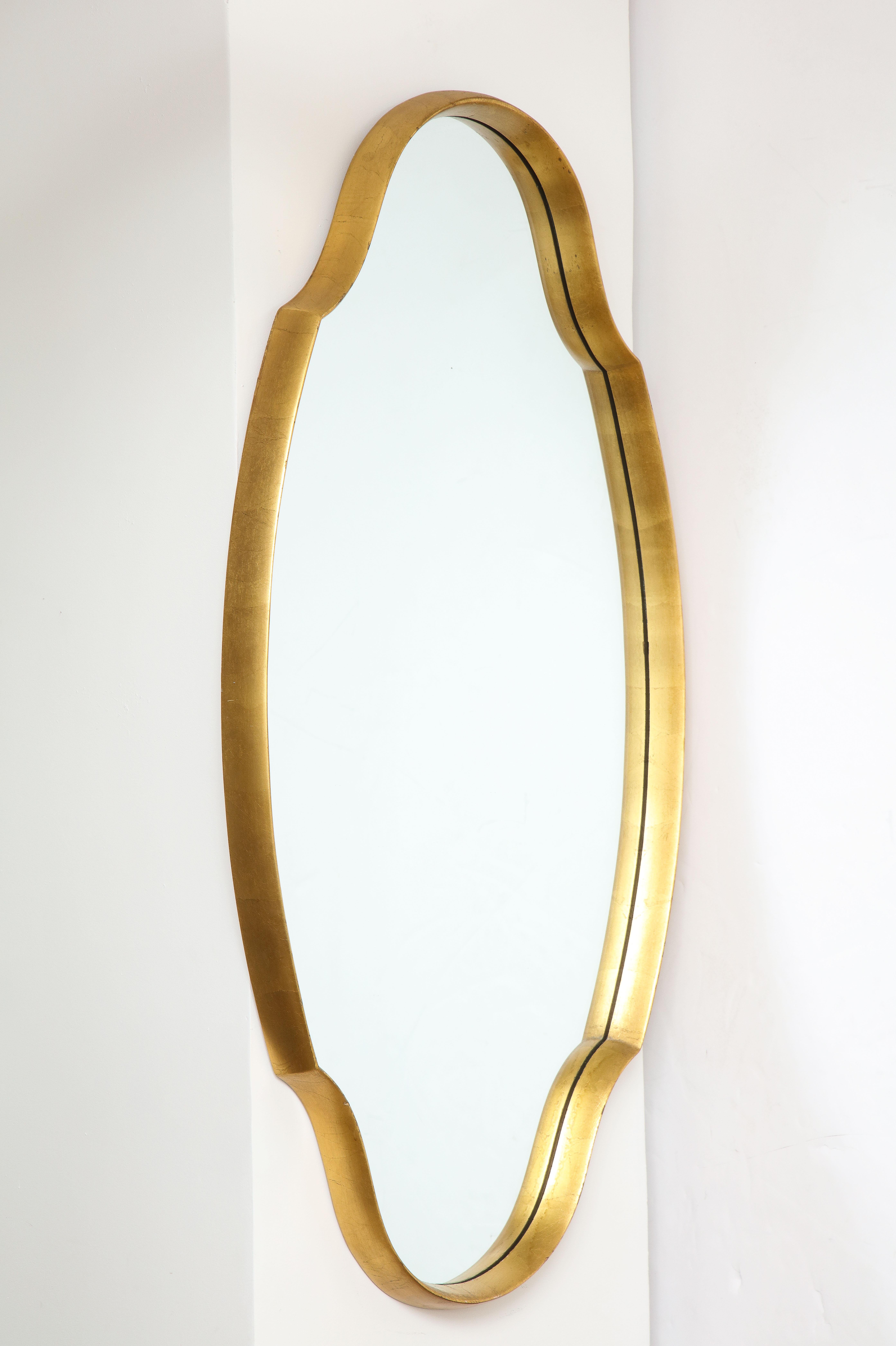 1960's Mid-Century Modern Gold Leaf Mirror in the Style of La Barge For Sale 1