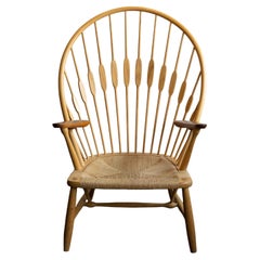 1960s Mid-Century Modern Hans Wegner Peacock Chair
