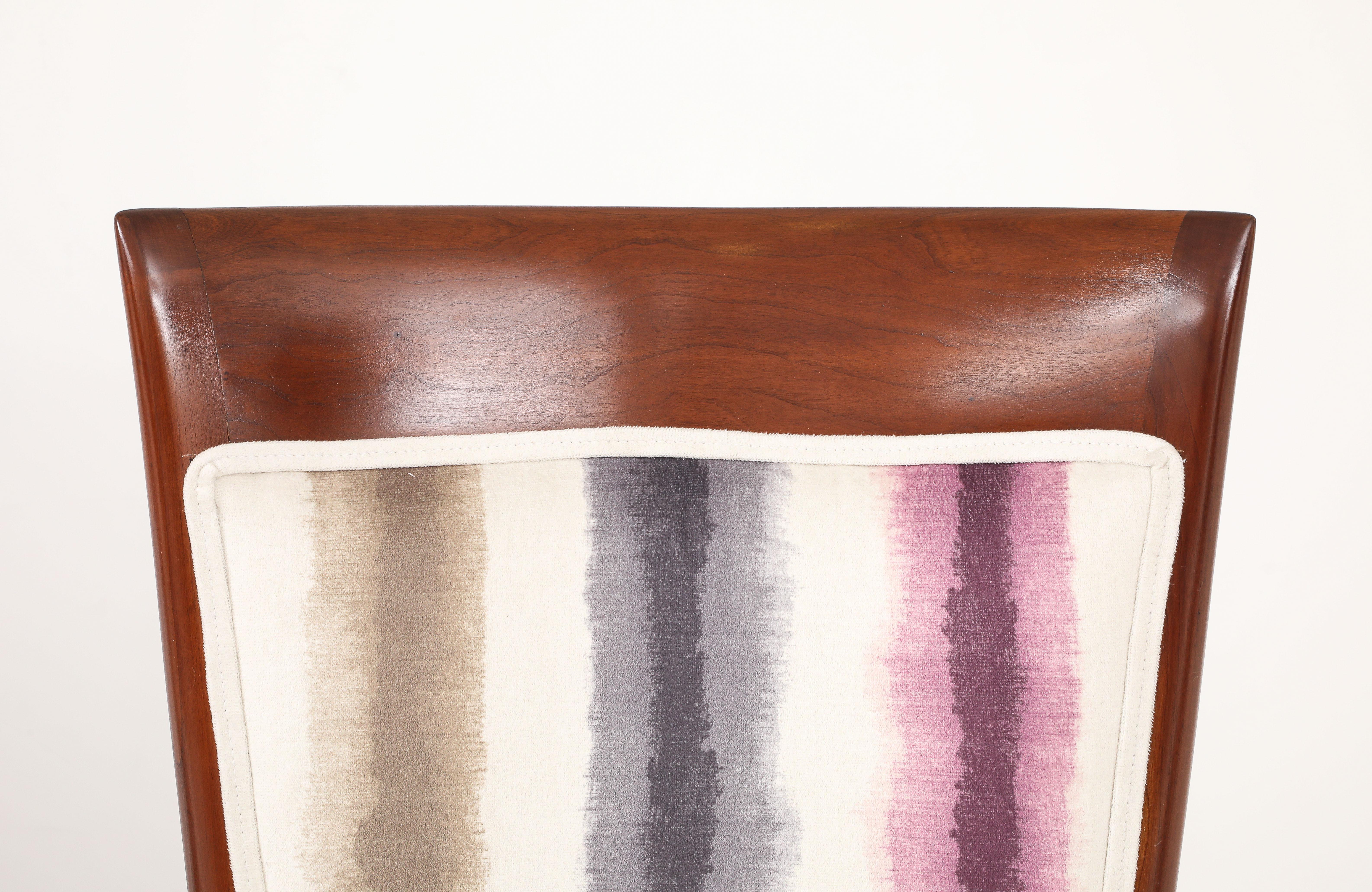 1960's Mid Century Modern Hohe Rückenlehne Italienisch Esszimmerstühle Satz von 6 im Angebot 9