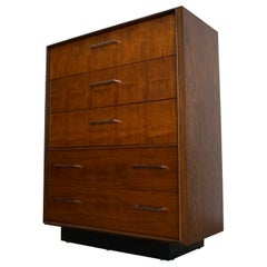 1960s Mid-Century Modern Highboy Dresser by Lane