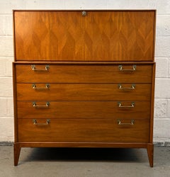 1960s Mid-Century Modern Highboy Dresser by Red Lion Table Co Inc.