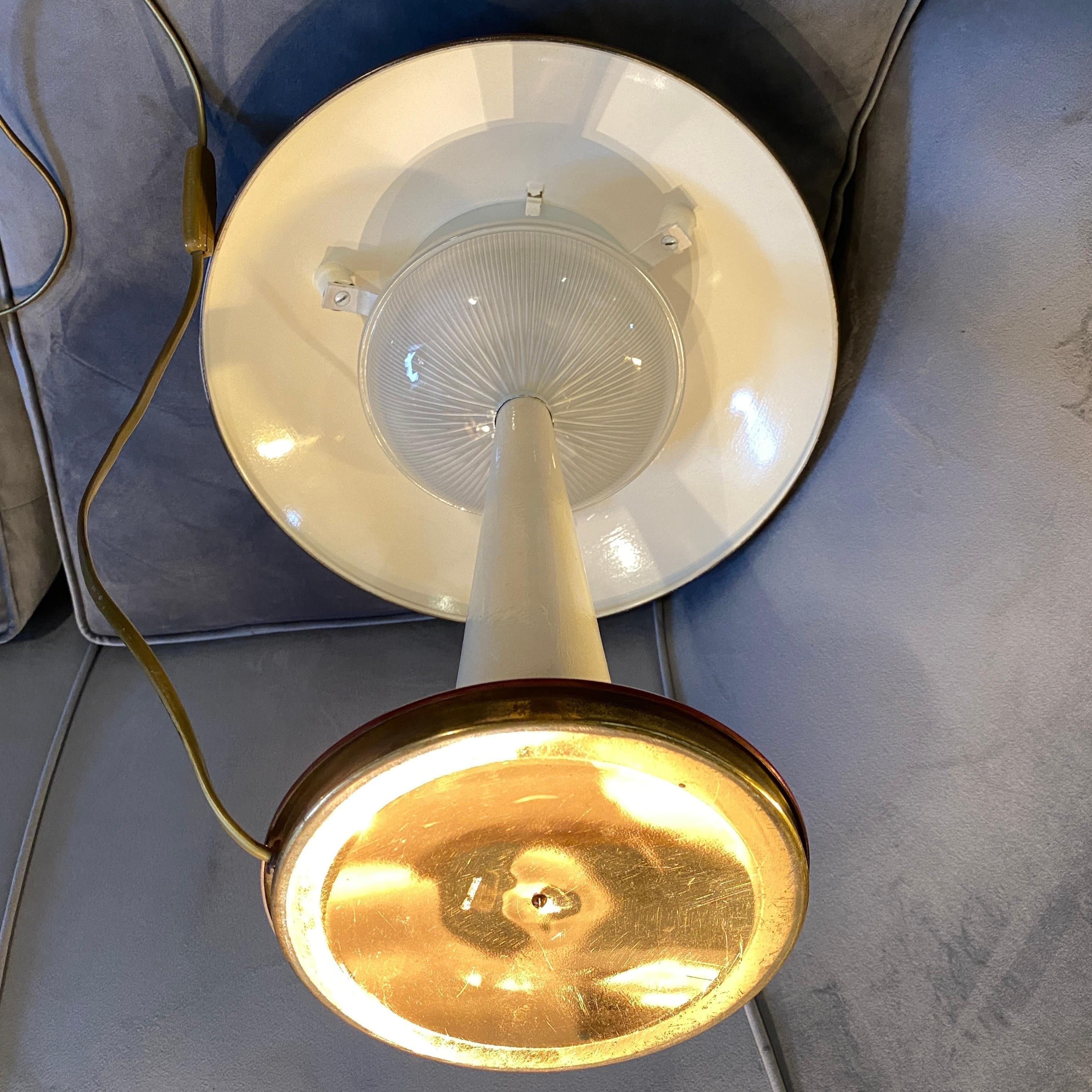1960s Mid-Century Modern Italian Brass Table Lamp by Stilnovo 6