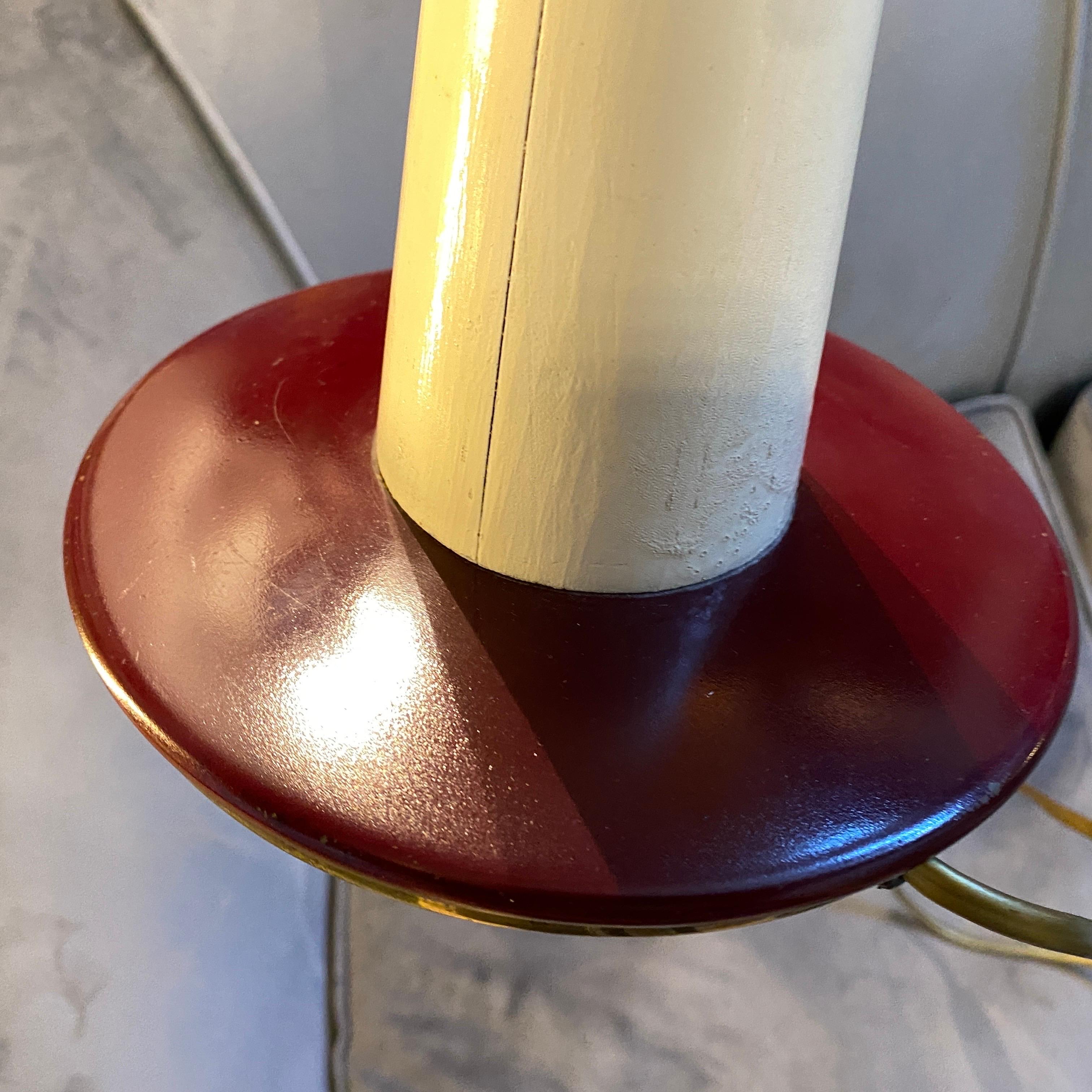 1960s Mid-Century Modern Italian Brass Table Lamp by Stilnovo 11
