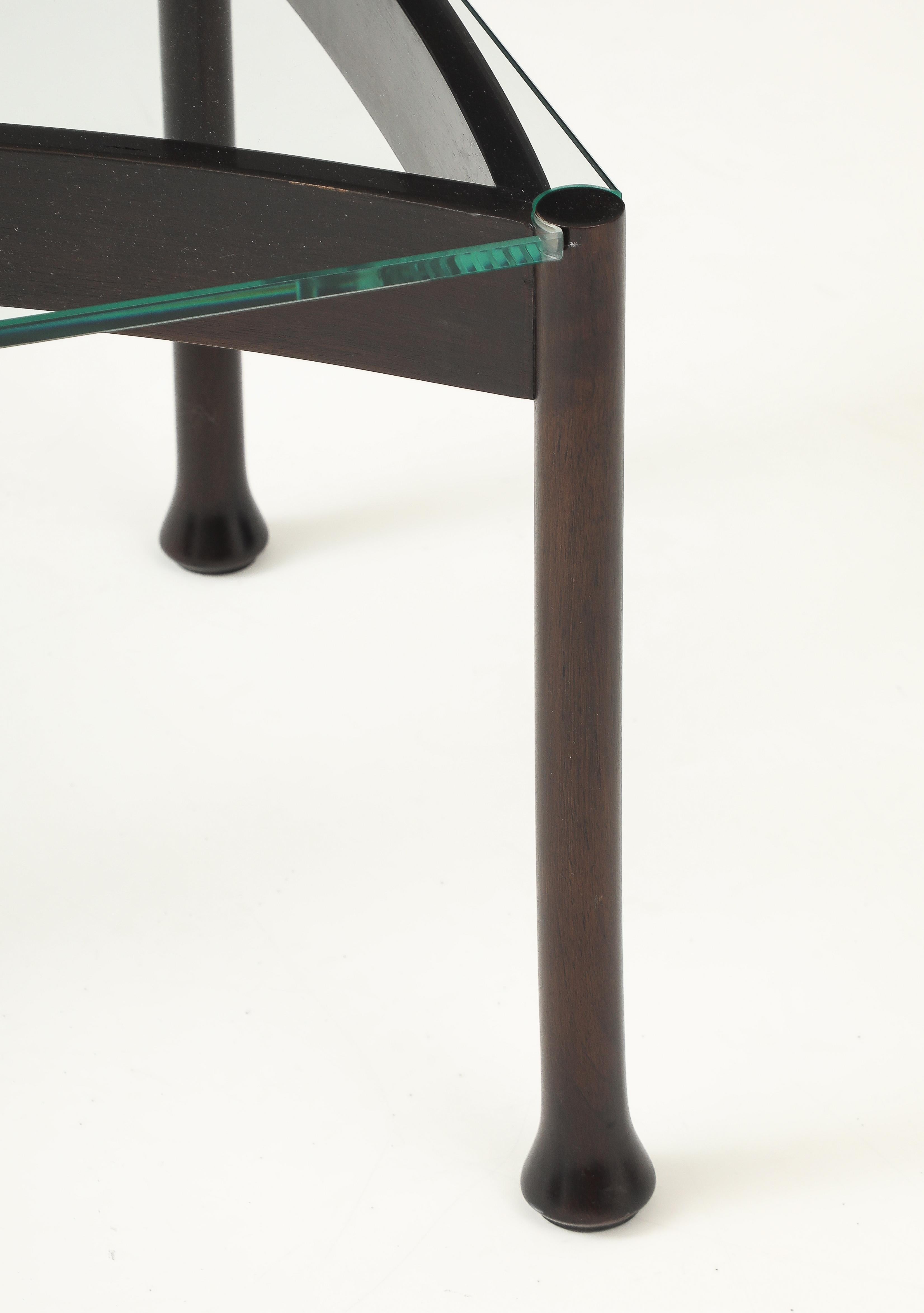 Table basse italienne mi-siècle moderne des années 1960 avec plateau en verre en vente 5