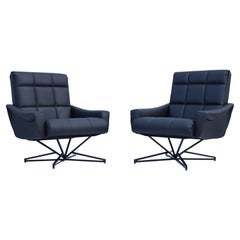 1960's Mid-Century Modern Italian Lounge Chairs by Forma Nova