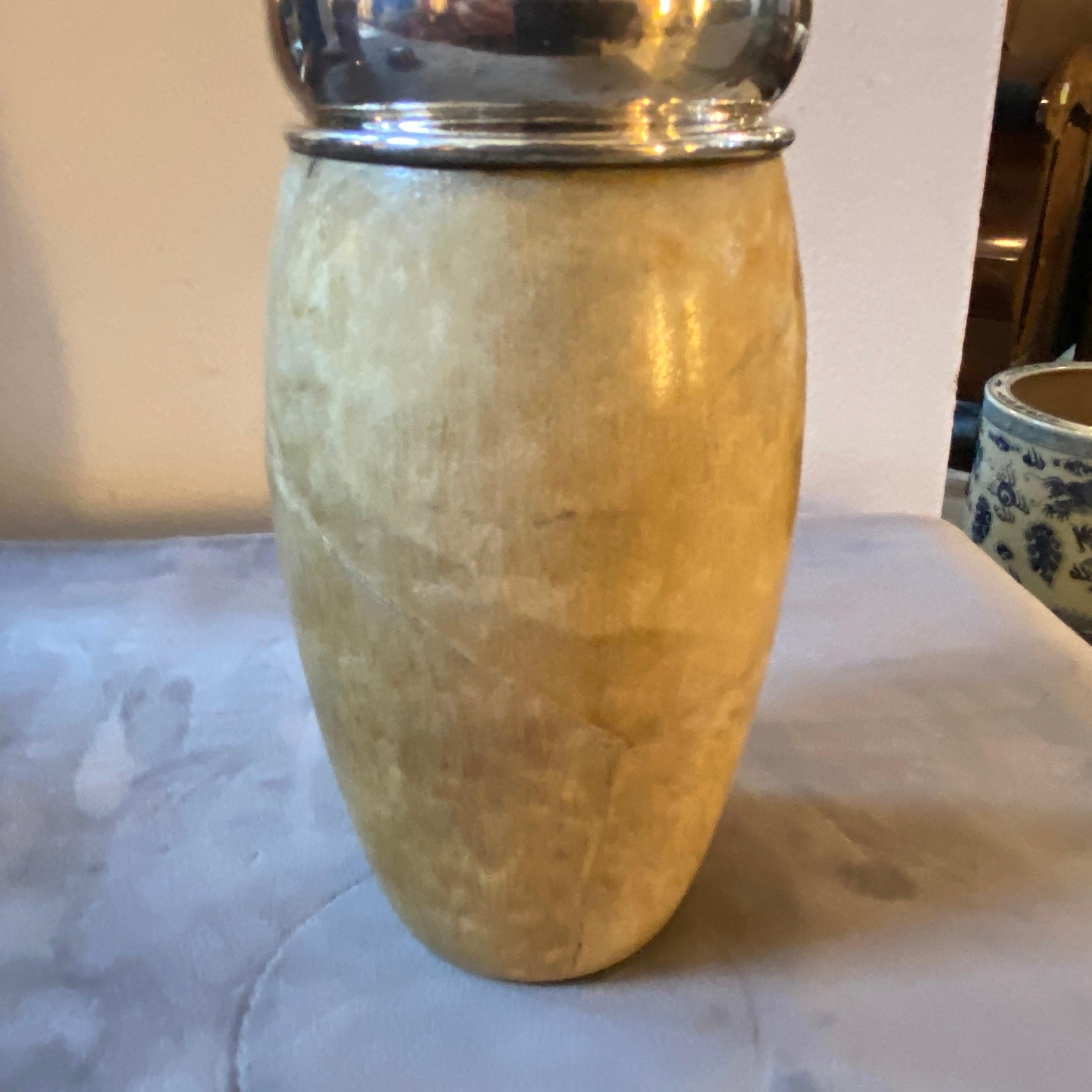 1960s, Mid-Century Modern Italian Shaker by Aldo Tura In Good Condition In Aci Castello, IT