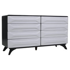 1960's Mid-Century Modern Lacquered Chest of Drawers