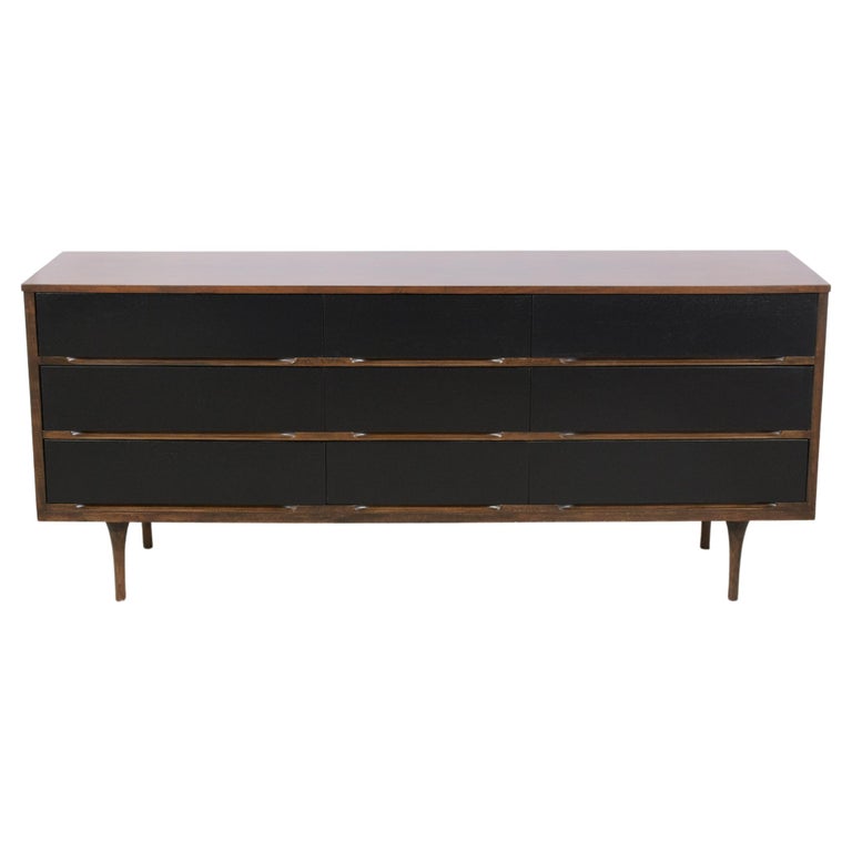 1960's Mid-Century Modern Lacquered Chest of Drawers For Sale