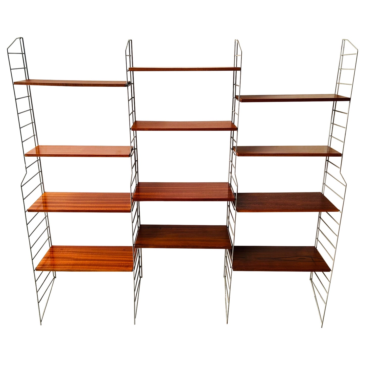 1960s Mid-Century modern Ladderax shelving system by Robert Heal for Staples