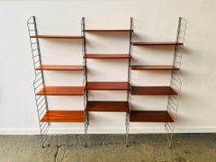 1960s Mid-Century modern Ladderax shelving system by Robert Heal for Staples