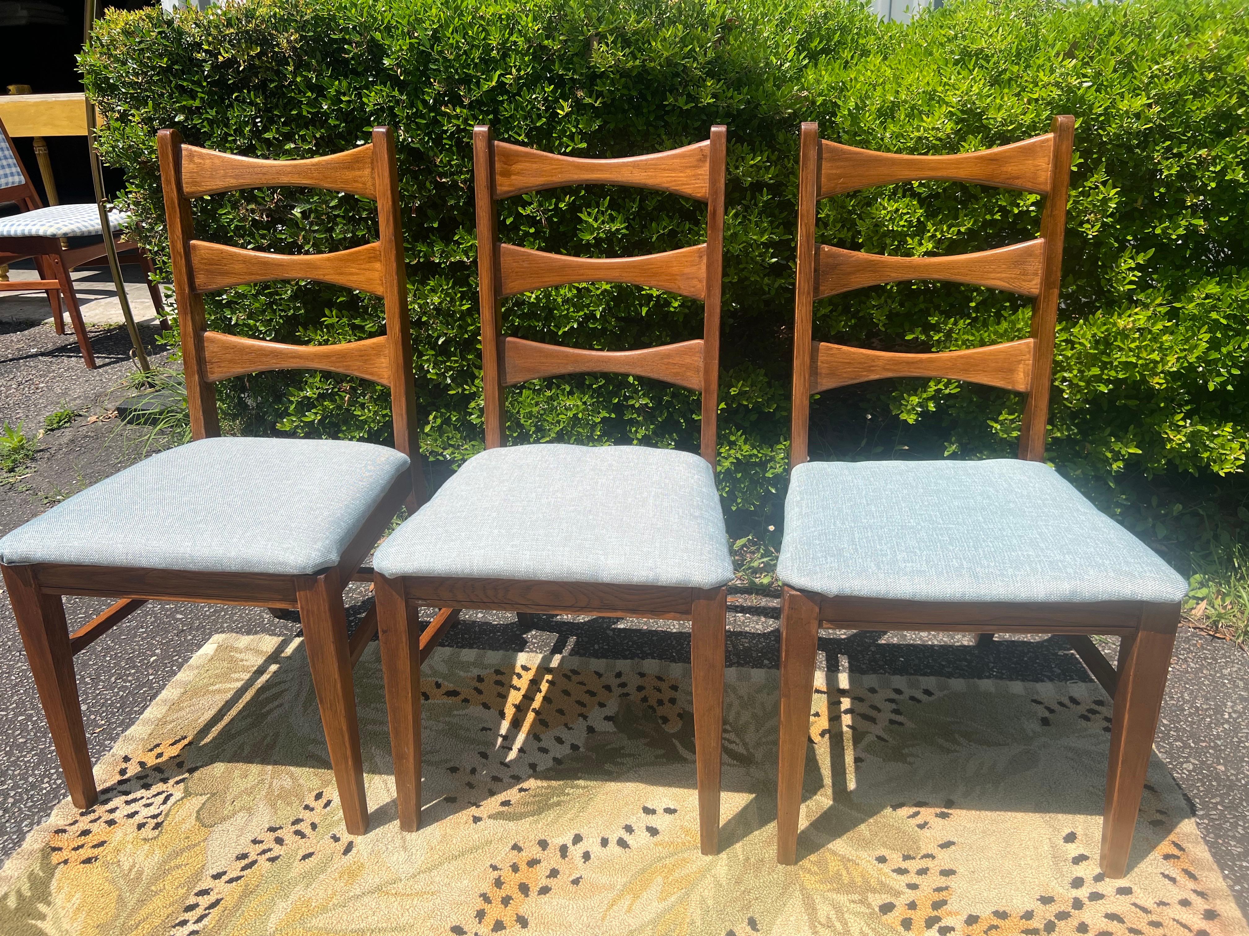 1960s Mid-Century Modern Lane Rhythm Style Dining Chairs - Set of 4 3
