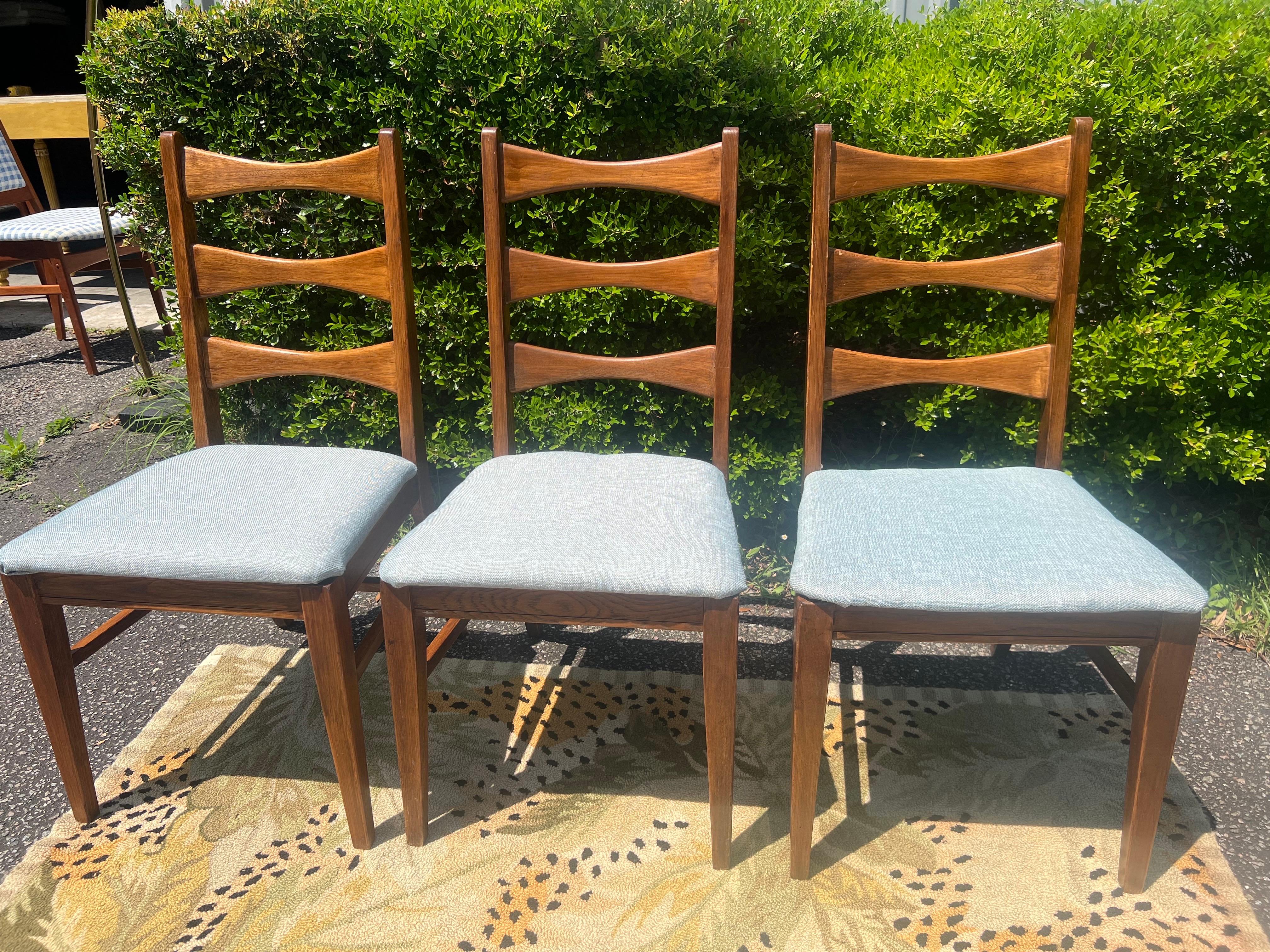 1960s Mid-Century Modern Lane Rhythm Style Dining Chairs - Set of 4 1