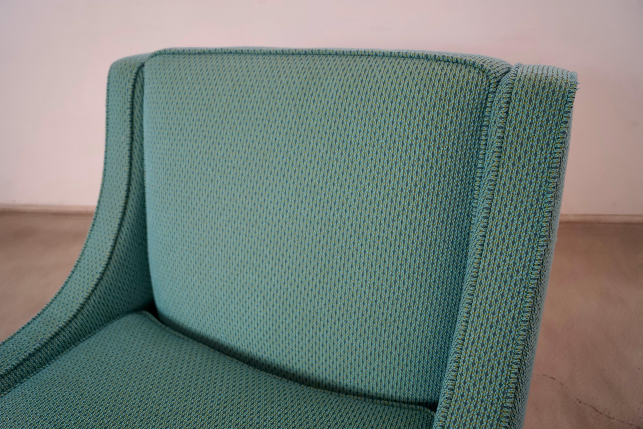 Fauteuil de salon mi-siècle moderne des années 1960 en tissu Knoll en vente 9