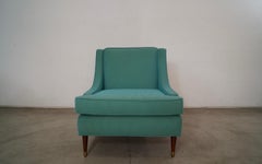 1960's Mid-Century Modern Lounge Chair in Knoll Fabric