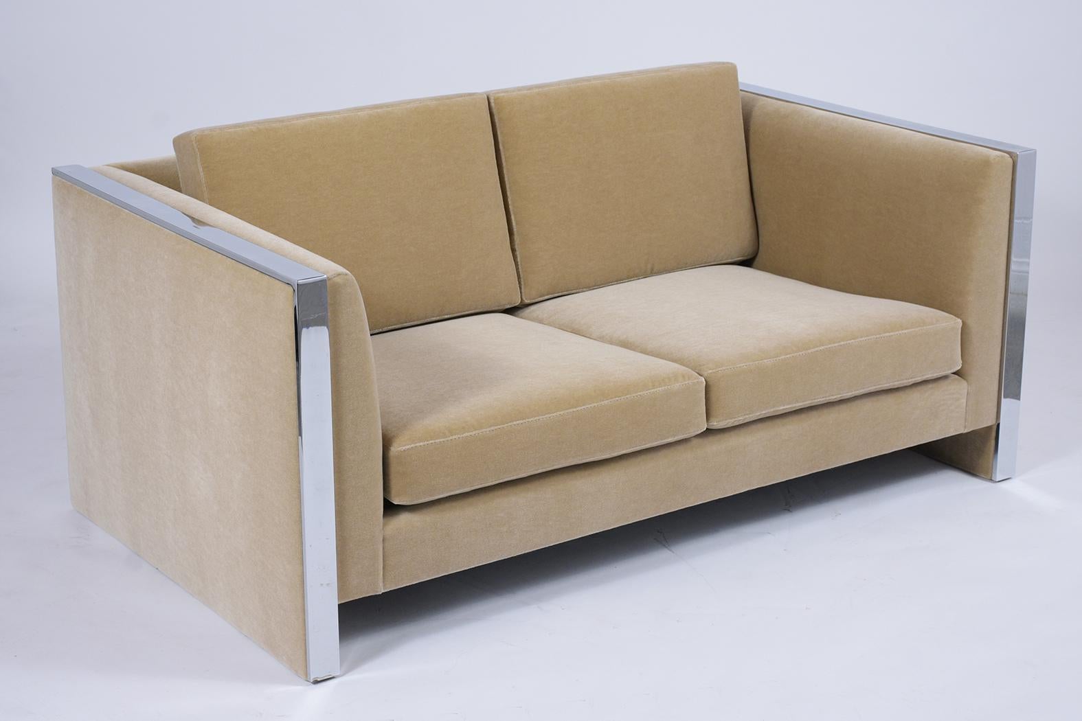 American Vintage Mid-Century Modern Loveseat