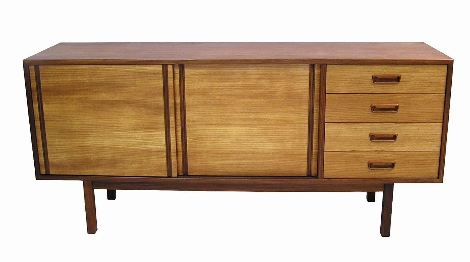 Canadian 1960s Mid-Century Modern Low Teak Sideboard