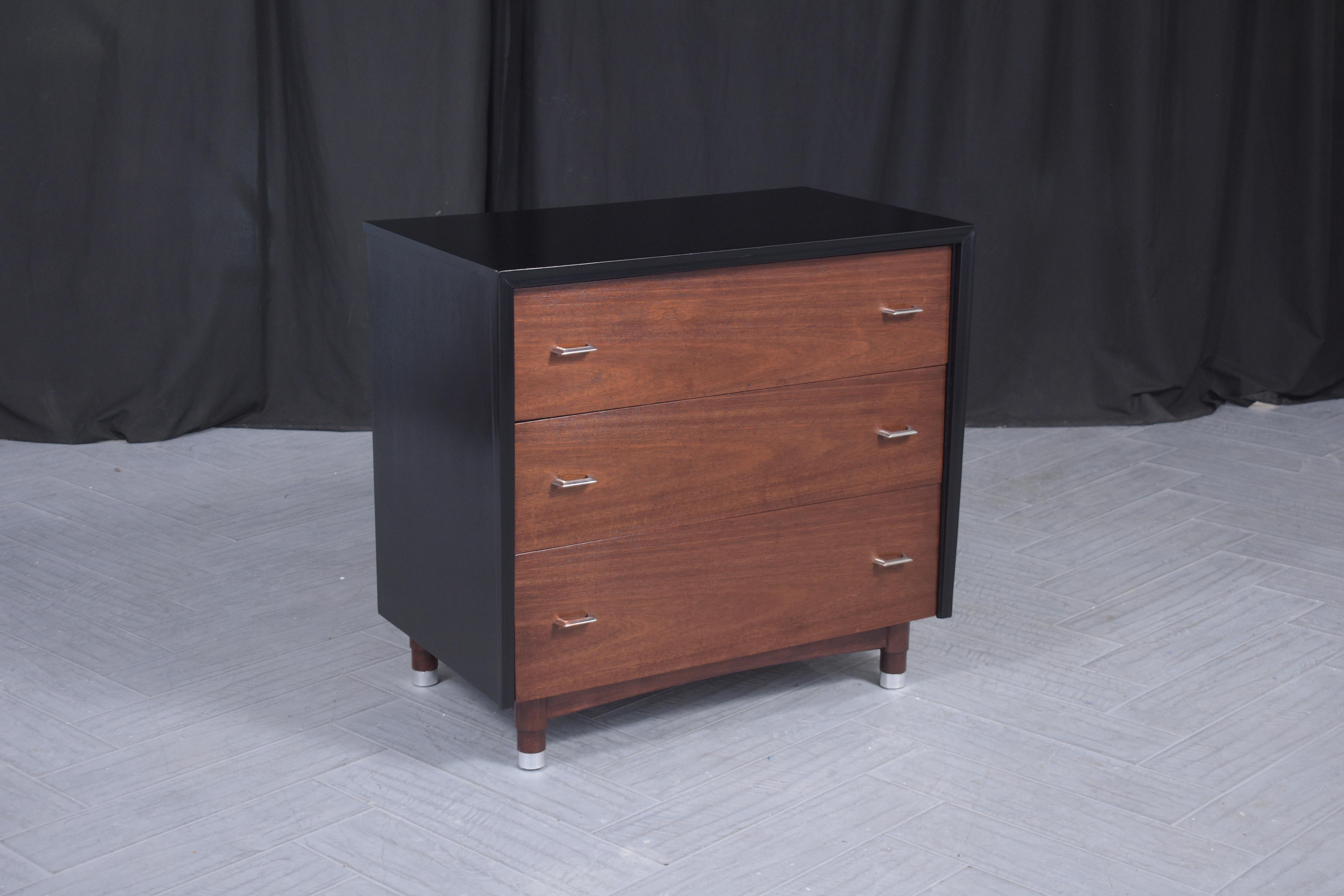Restored Vintage 1960s Mid-Century Modern Mahogany Dresser 2