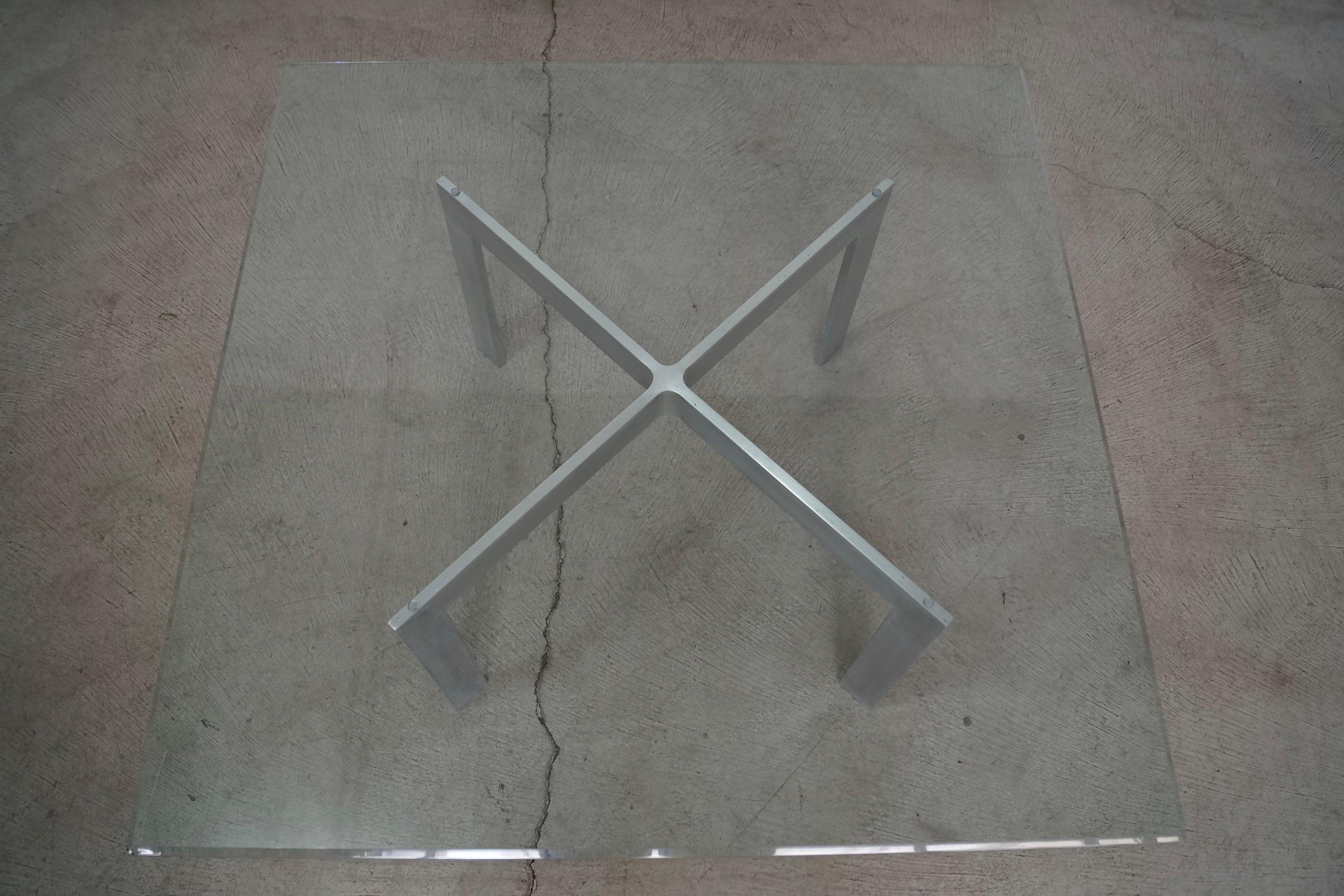 Table basse moderne mi-siècle Mies Van Der Rohe des années 1960 en vente 7