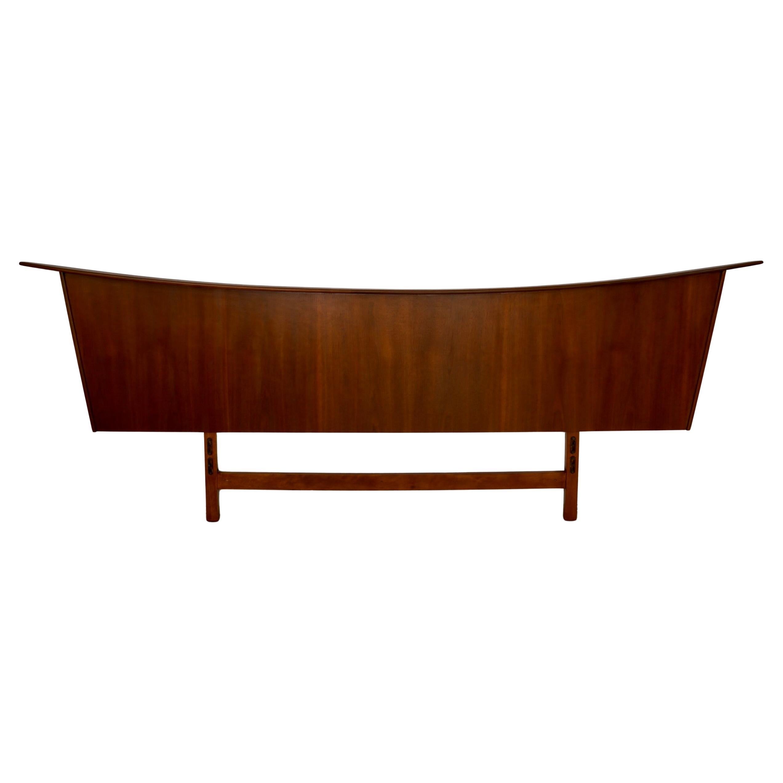 Cabecero moderno de mediados de siglo de 1960 estilo Nakashima