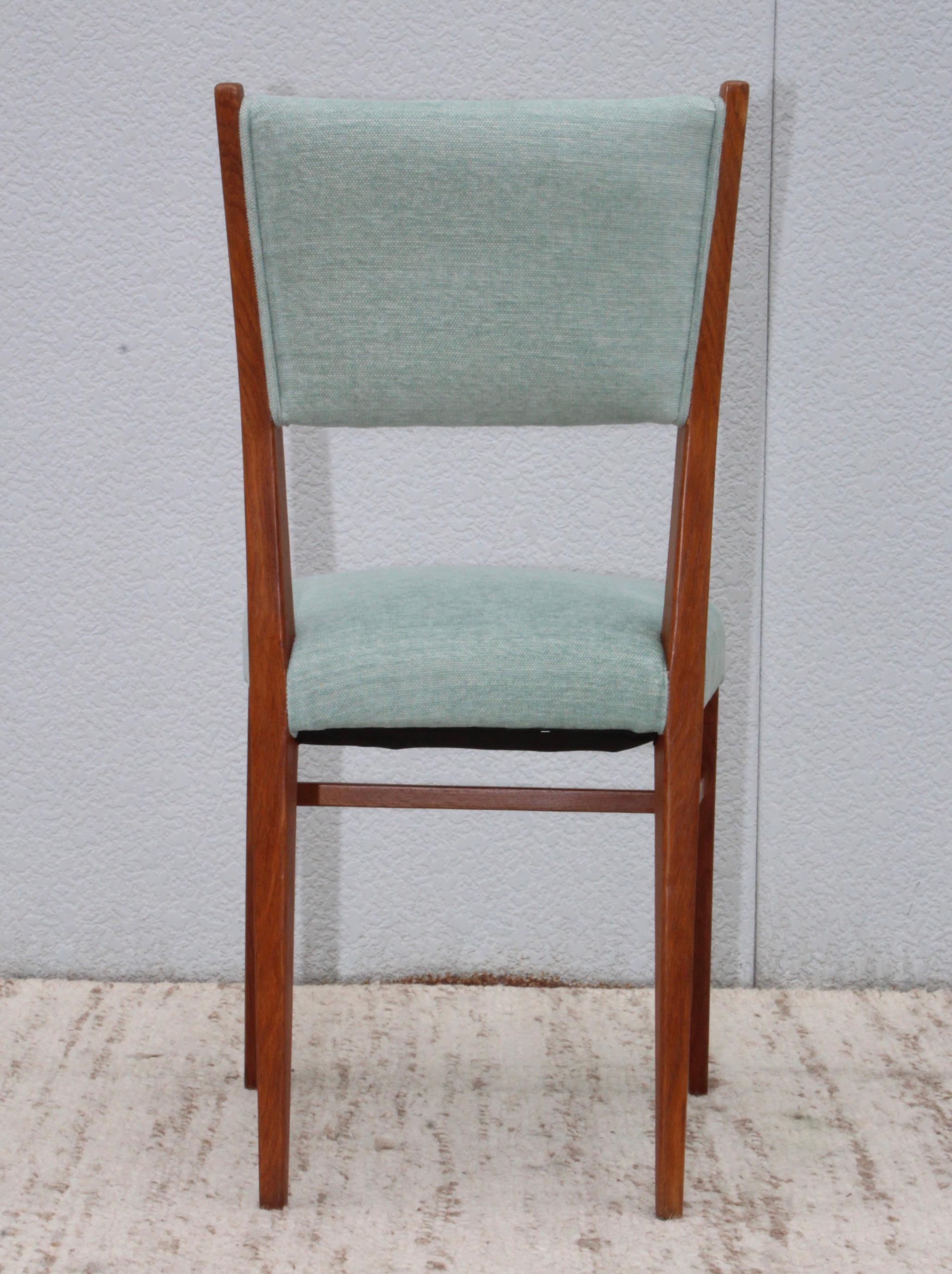 1960's Mid-Century Modern Oak Italian Dining Chairs 12