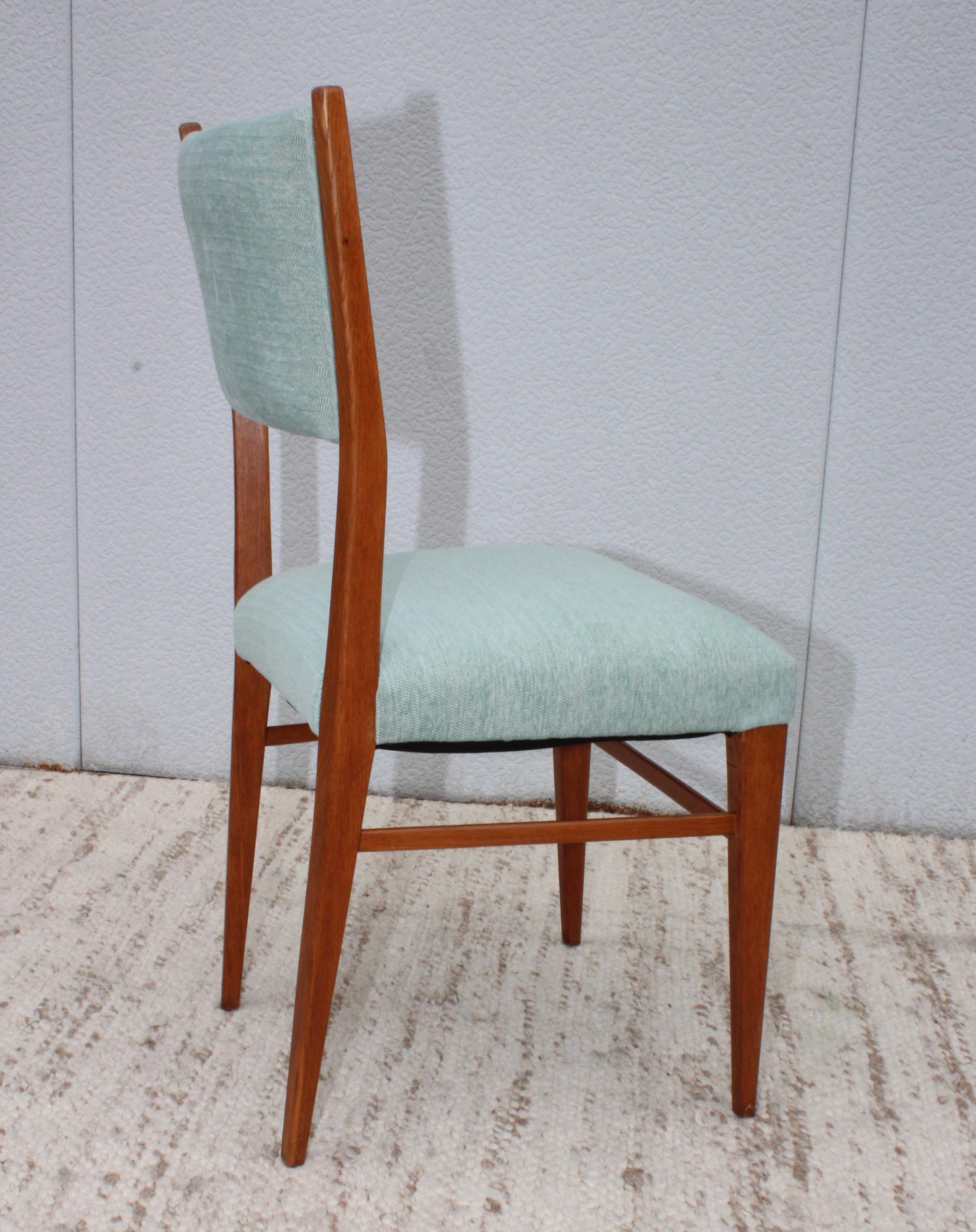 1960's Mid-Century Modern Oak Italian Dining Chairs 13