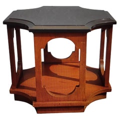 Table d'appoint/d'appoint moderne mi-siècle avec plateau en pierre, années 1960