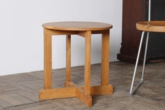 1960s Mid-Century Modern Occasional Side Table in Solid Ash