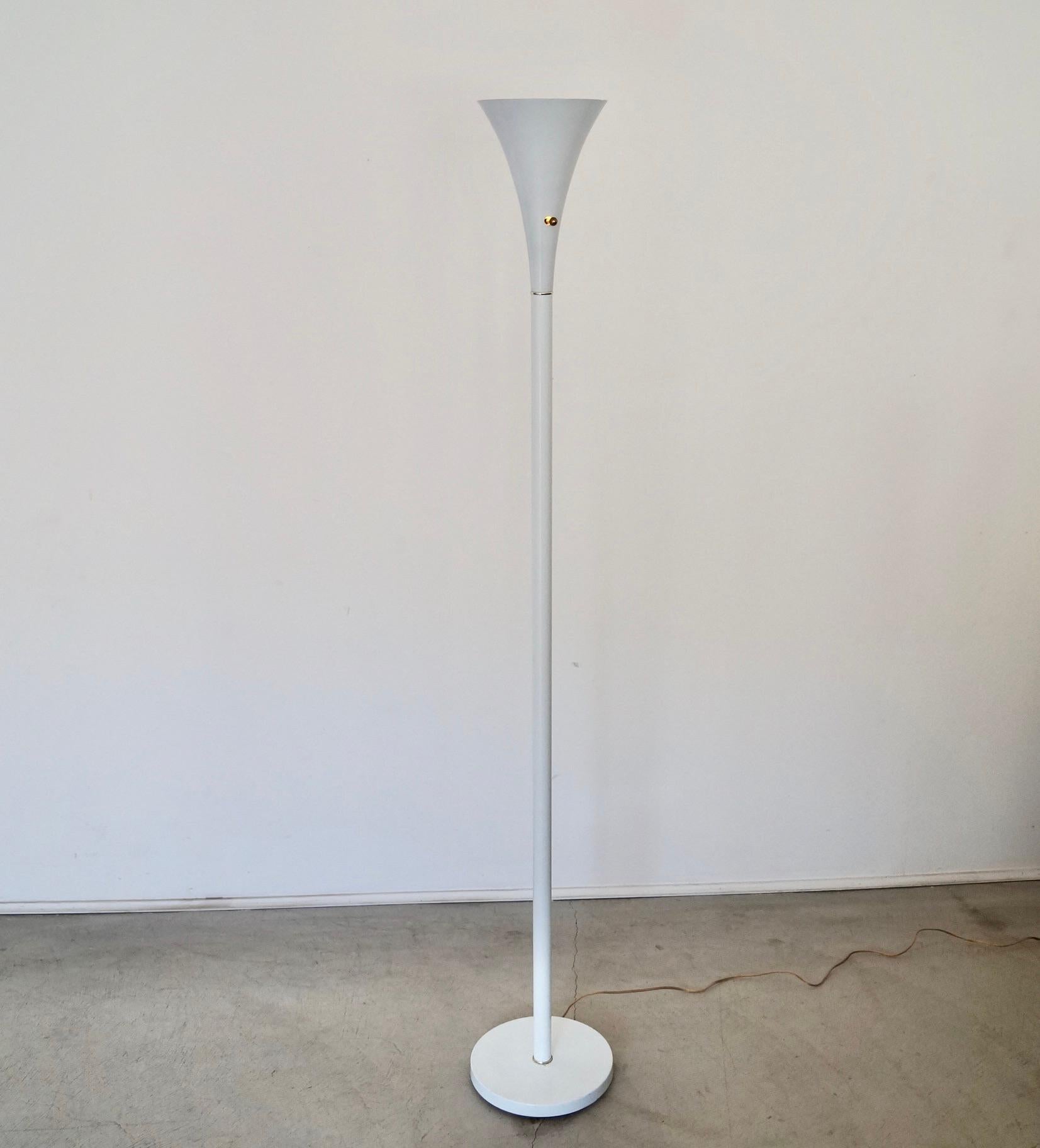 1960's Mid-Century Modern Plymouth Harlee Trumpet Floor Lamp For Sale 4