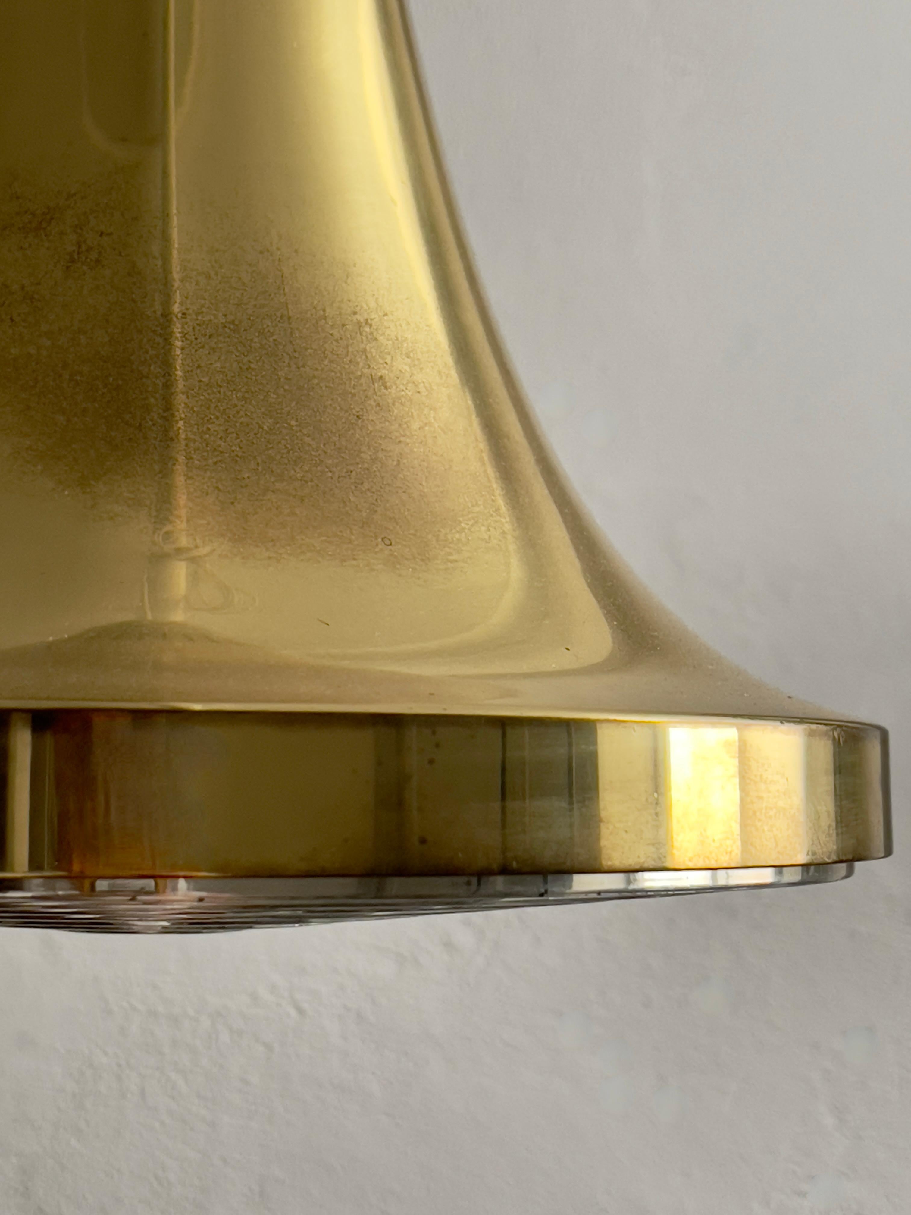 1960s Mid-Century Modern Polished Brass Pendant by Hans Agne Jakobsson Sweden For Sale 5