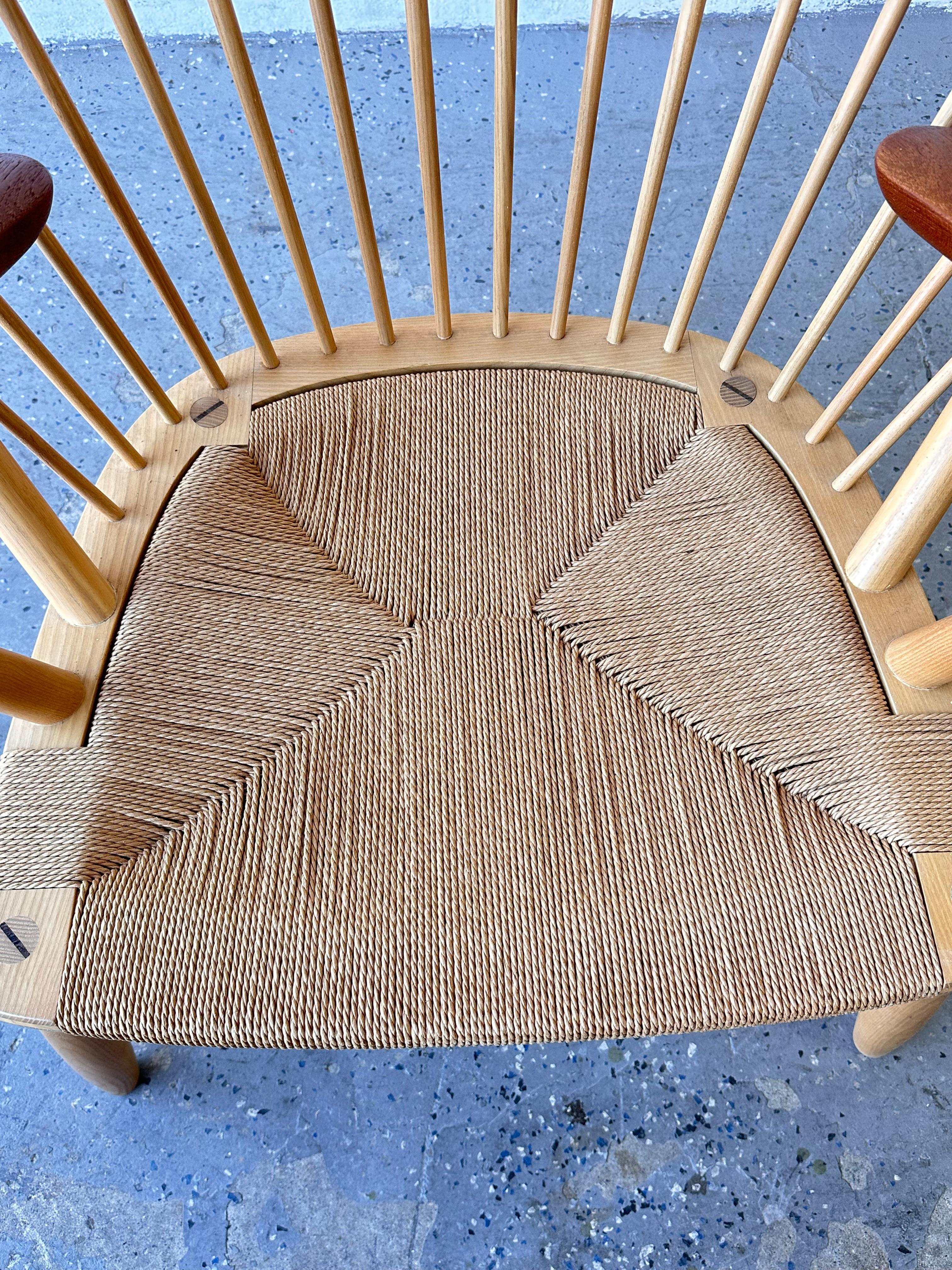 1960s Mid-Century Modern Pp550 Peacock Chair by Hans Wegner for Johannes Hans 6
