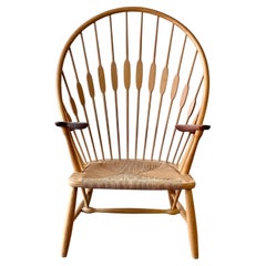 1960s Mid-Century Modern PP550 ‘ Peacock Chair by  Hans Wegner for Johannes Hans