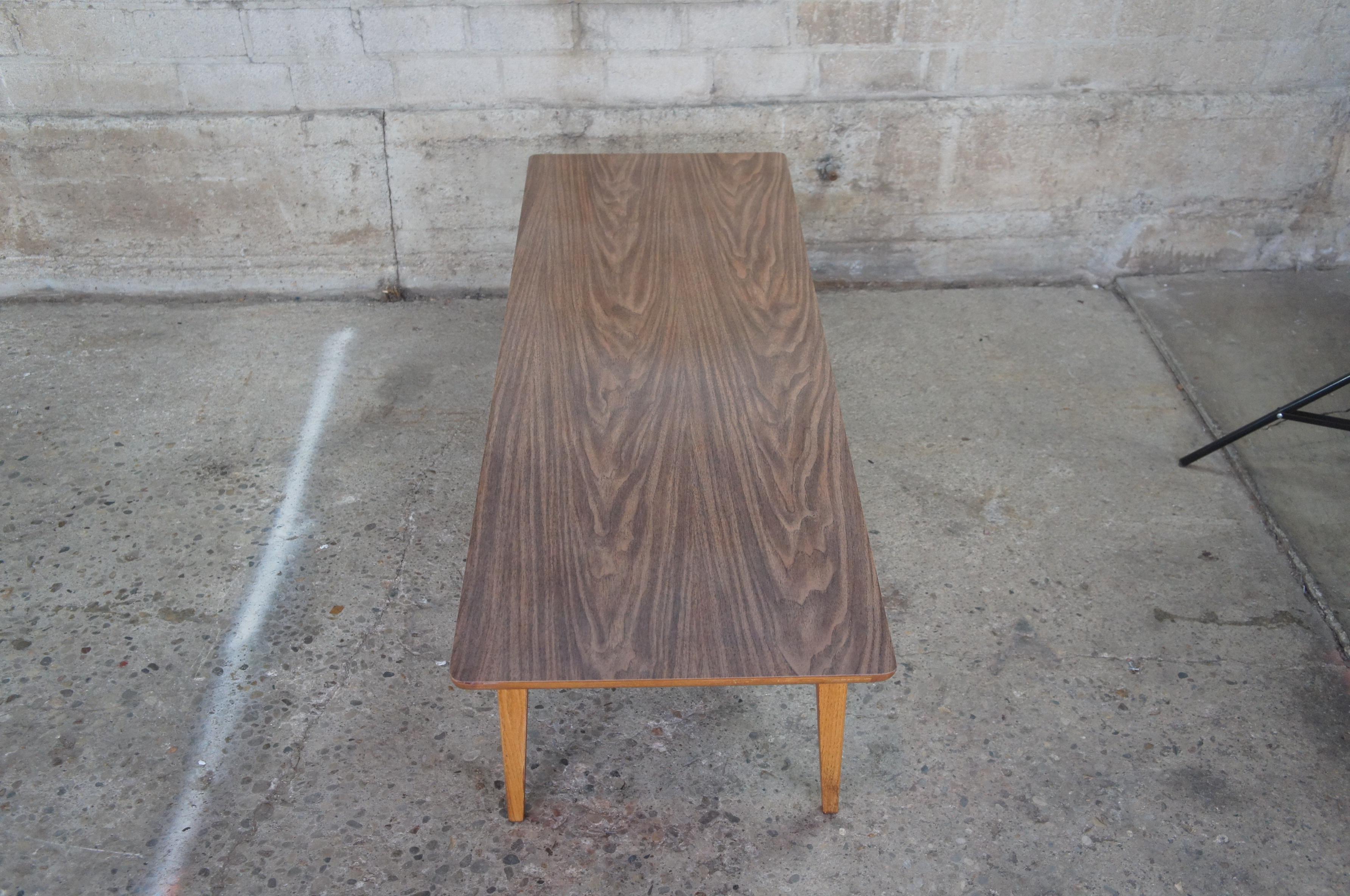 1960s Mid-Century Modern Rectangular Lane Coffee Cocktail Table Danish MCM 2