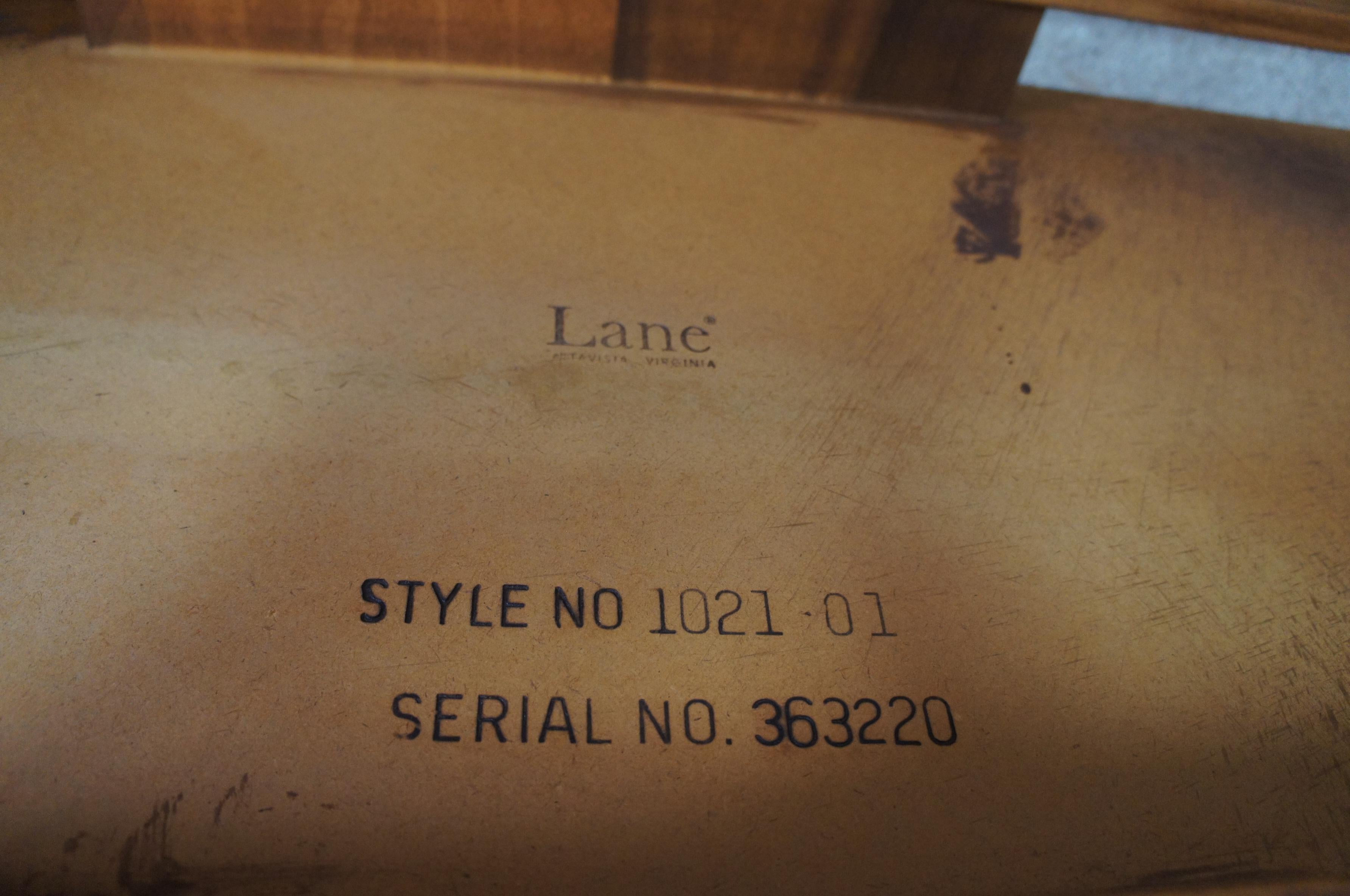 1960s Mid-Century Modern Rectangular Lane Coffee Cocktail Table Danish MCM 4
