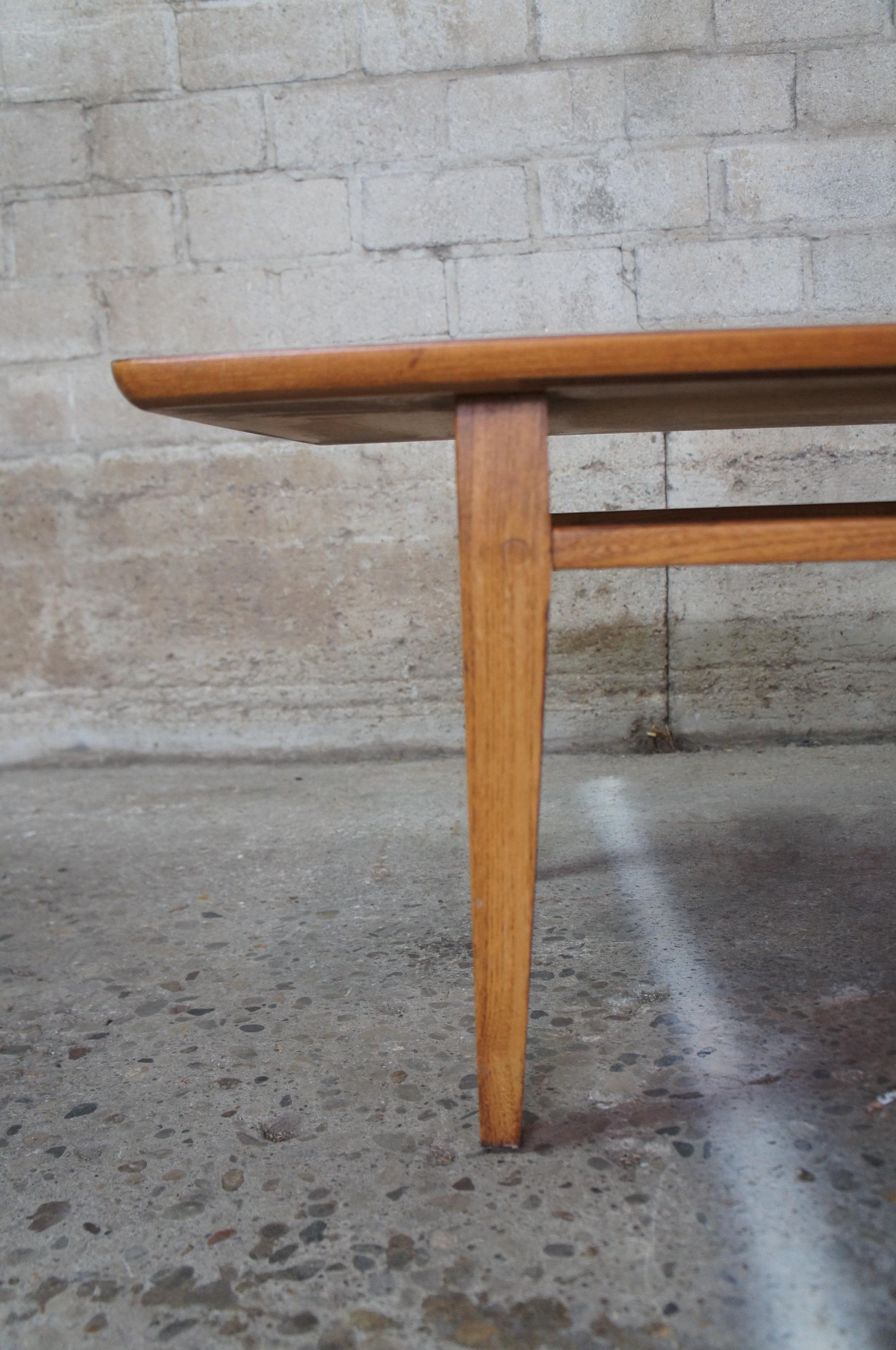 1960s Mid-Century Modern Rectangular Lane Coffee Cocktail Table Danish MCM In Good Condition In Dayton, OH