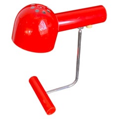 1960
s Mid-Century Modern Red Desk or Table Lamp