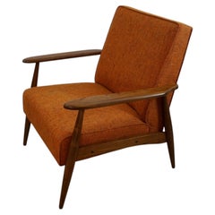 Lounge-Sessel im Mid-Century-Modern-Stil aus den 1960er Jahren, restauriert und neu gepolstert, von Knoll