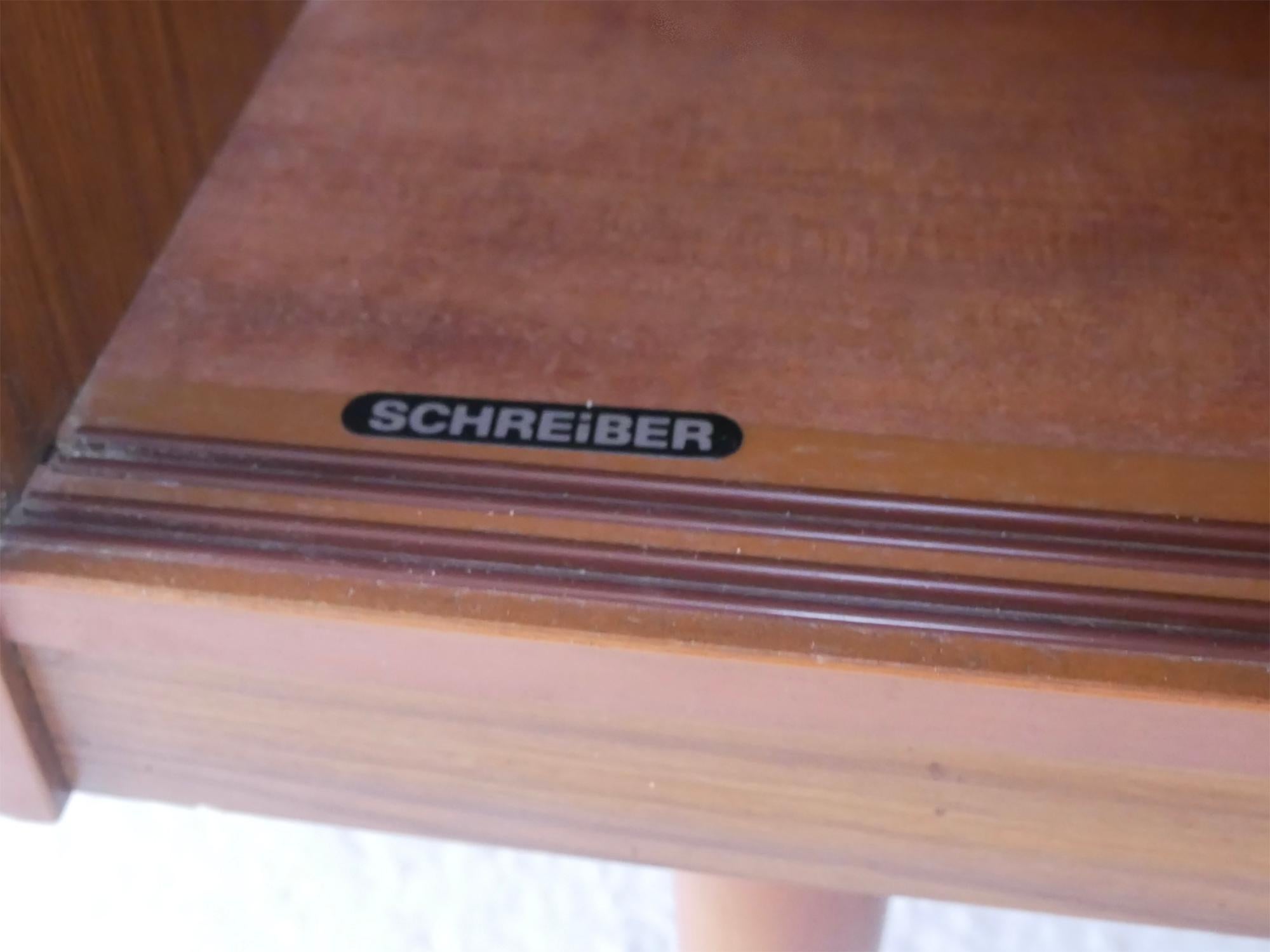 Formica 1960’s Mid-Century Modern room divider / wall unit by Schrieber