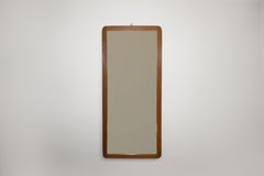 1960s Mid-Century Modern Scandinavian Teak Wall Mirror