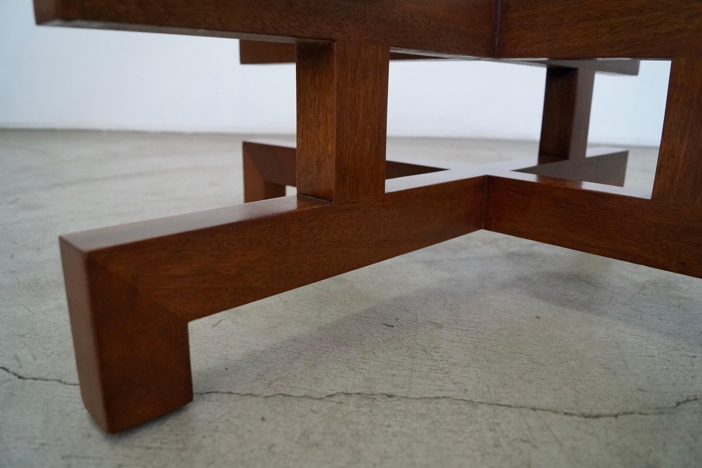1960's Mid-Century Modern Sculptural Coffee Table For Sale 11