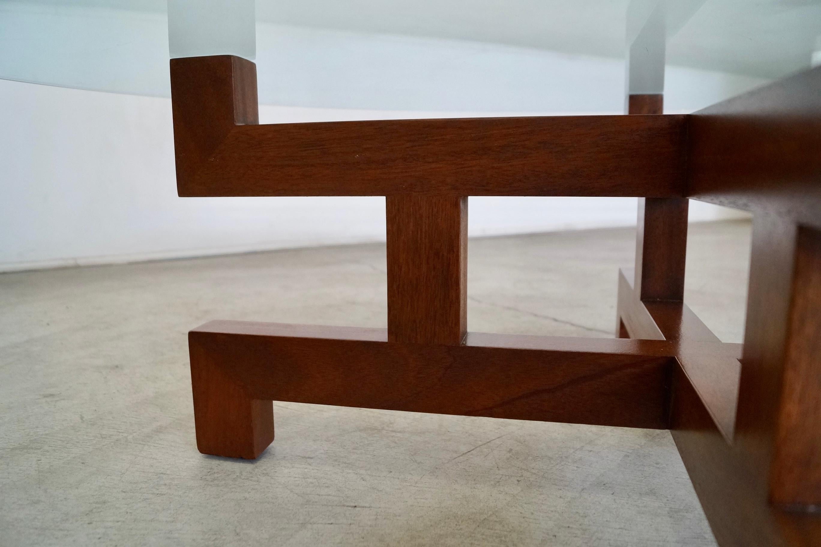 1960's Mid-Century Modern Sculptural Coffee Table For Sale 13