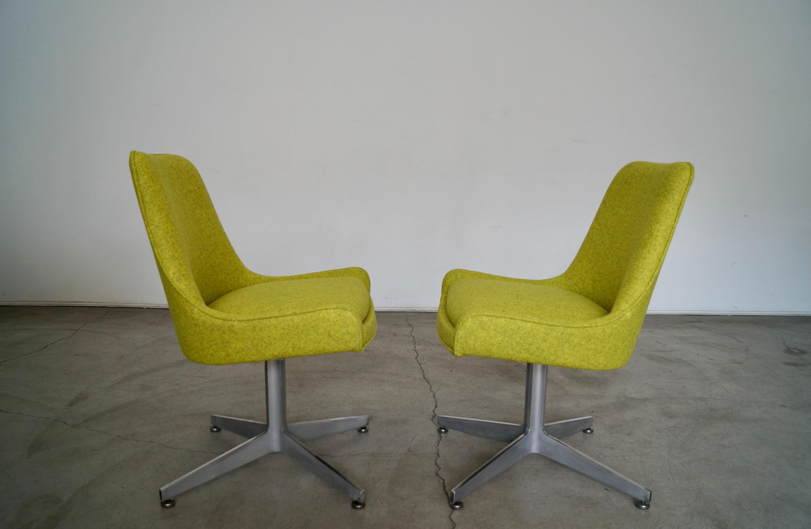 1960's Mid-Century Modern Side Chairs, a Pair For Sale 4