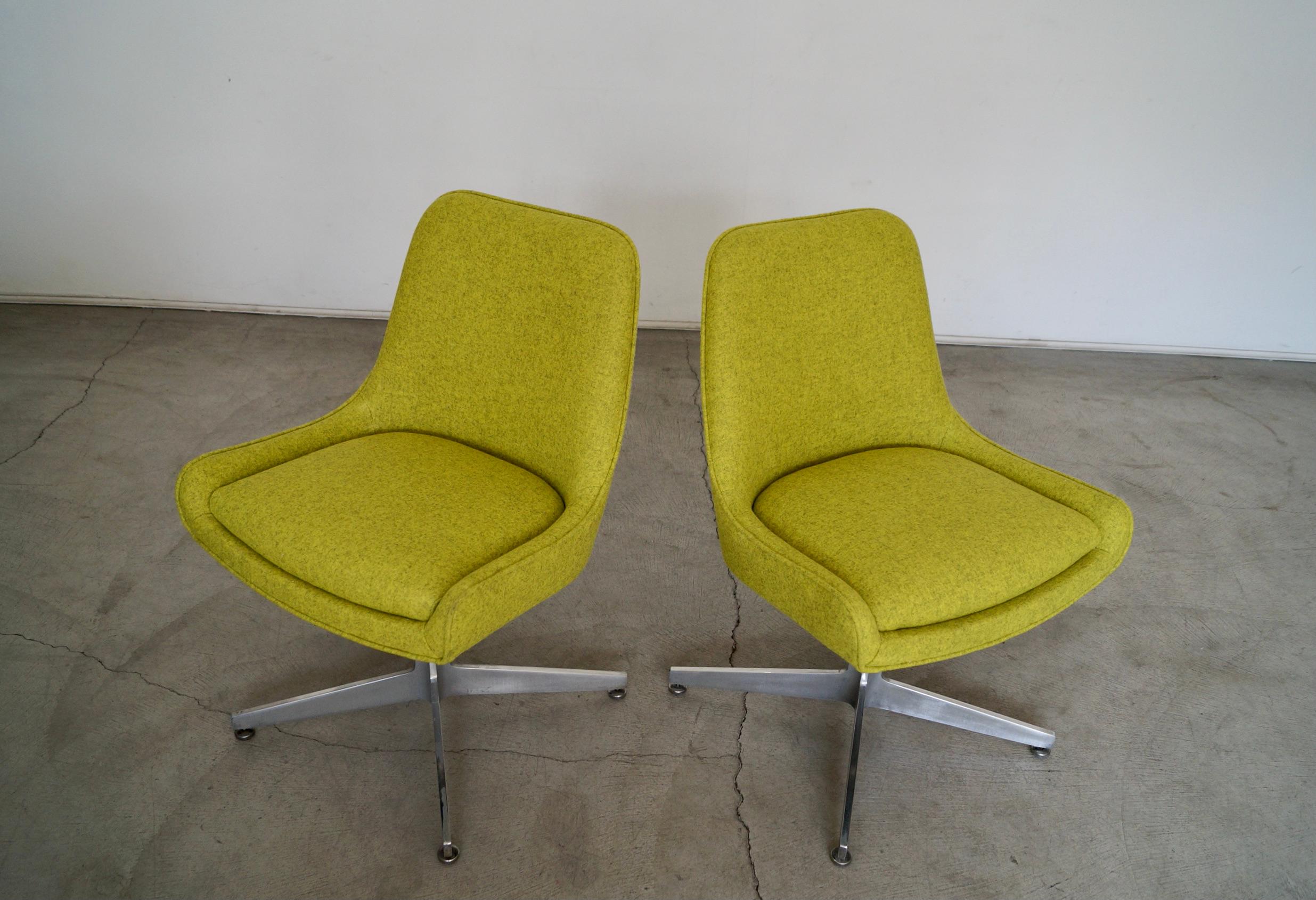 Mid-20th Century 1960's Mid-Century Modern Side Chairs, a Pair For Sale