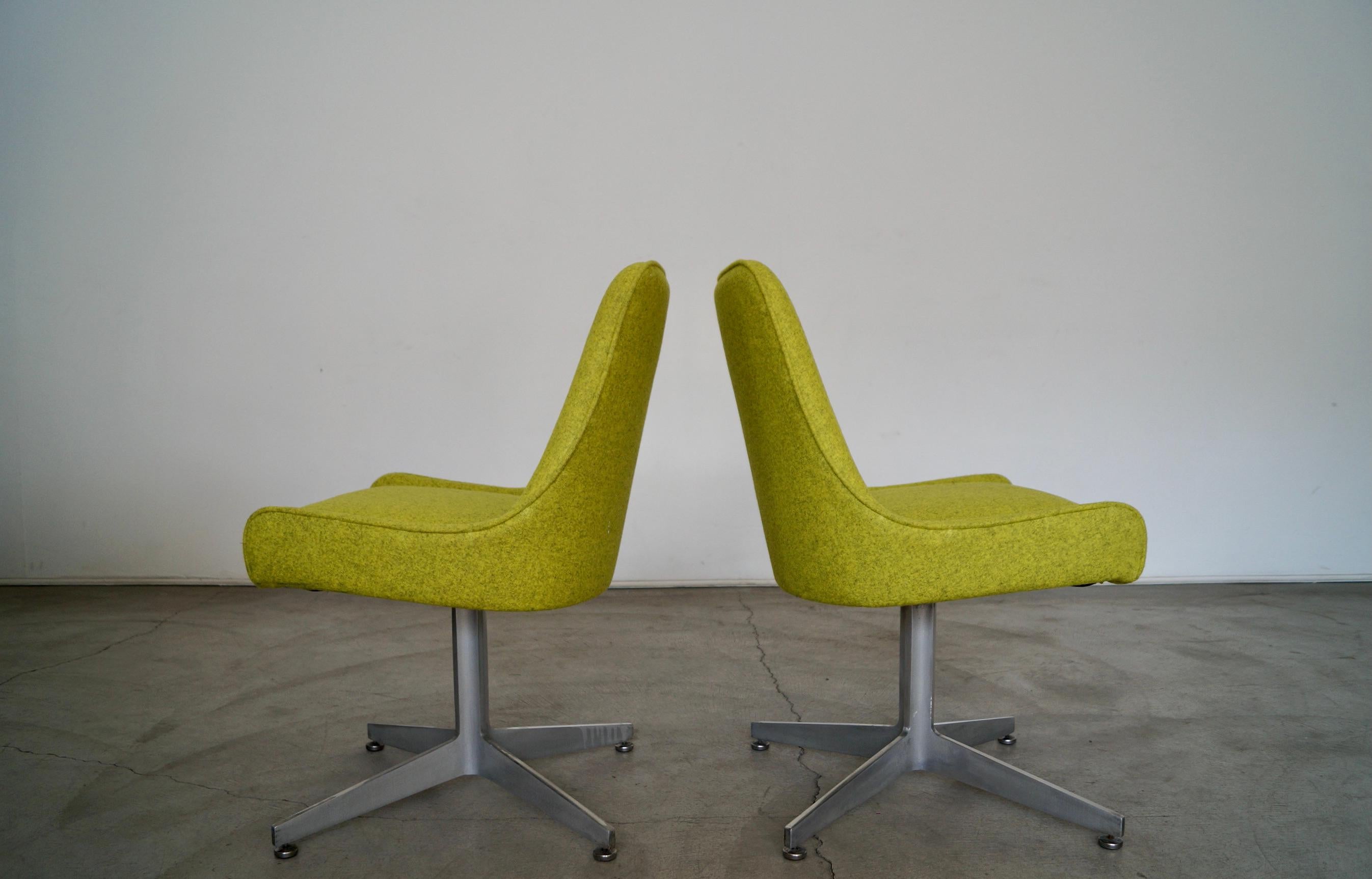 1960's Mid-Century Modern Side Chairs, a Pair For Sale 1