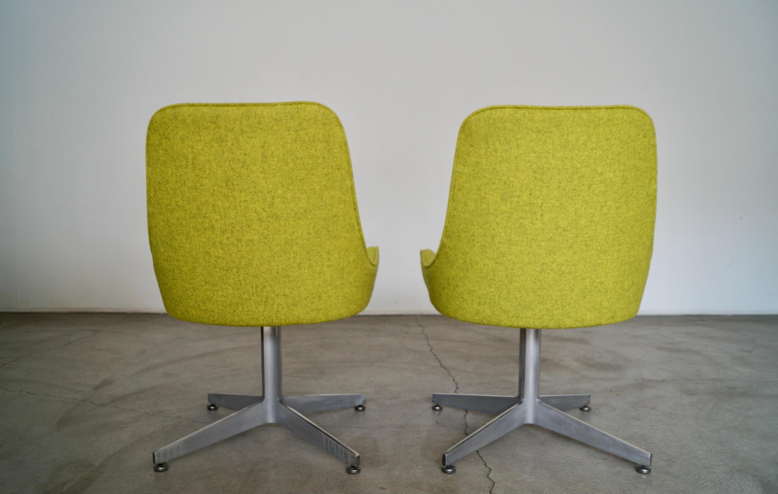 1960's Mid-Century Modern Side Chairs, a Pair For Sale 2