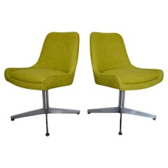 Vintage 1960's Mid-Century Modern Side Chairs, a Pair